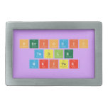 Periodic
 Table
 Writer  Belt Buckle