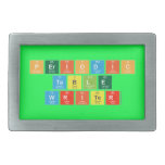 Periodic
 Table
 Writer  Belt Buckle