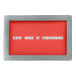 Think like a scientist  Belt Buckle