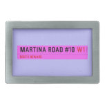 Martina Road #10  Belt Buckle