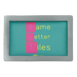 Game
 Letter
 Tiles  Belt Buckle