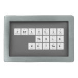 Periodic
 Table
 Writer  Belt Buckle