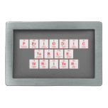 Periodic
 Table
 Writer  Belt Buckle