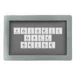 Periodic
 Table
 Writer  Belt Buckle