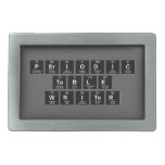 Periodic
 Table
 Writer  Belt Buckle