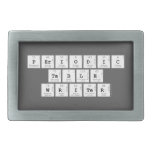 Periodic
 Table
 Writer  Belt Buckle