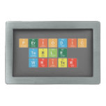 Periodic
 Table
 Writer  Belt Buckle