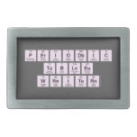 Periodic
 Table
 Writer  Belt Buckle