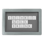 Periodic
 Table
 Writer  Belt Buckle
