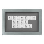 Periodic
 Table
 Writer  Belt Buckle