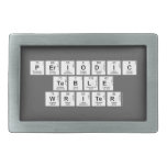 Periodic
 Table
 Writer  Belt Buckle