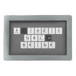 Periodic
 Table
 Writer  Belt Buckle