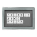 Periodic
 Table
 Writer  Belt Buckle