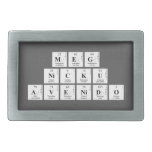 MEG
 NICKU
 AVENIDO  Belt Buckle