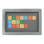 Periodic
 Table
 Writer  Belt Buckle