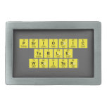 Periodic
 Table
 Writer  Belt Buckle