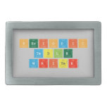 Periodic
 Table
 Writer  Belt Buckle