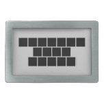 Periodic
 Table
 Writer  Belt Buckle