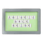 Periodic
 Table
 Writer  Belt Buckle