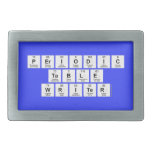 Periodic
 Table
 Writer  Belt Buckle
