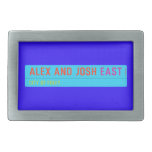 Alex and Josh  Belt Buckle