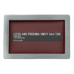 Leeds and Proxima HMVY  Belt Buckle