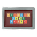 Periodic
 Table
 Writer  Belt Buckle