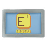 E
 EMMA  Belt Buckle