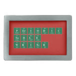 Periodic
 Table
 Writer  Belt Buckle