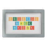 Periodic
 Table
 Writer  Belt Buckle