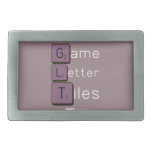 Game
 Letter
 Tiles  Belt Buckle