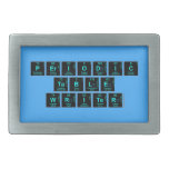 Periodic
 Table
 Writer  Belt Buckle