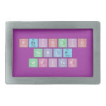 Periodic
 Table
 Writer  Belt Buckle