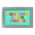 Periodic
 Table
 Writer  Belt Buckle
