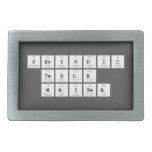 Periodic
 Table
 Writer  Belt Buckle