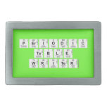 Periodic
 Table
 Writer  Belt Buckle