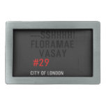 ---sshhhh! FLORAMAE    VASAY   Belt Buckle