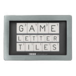 Game
 Letter
 Tiles  Belt Buckle