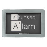 Khursed
 Alam  Belt Buckle