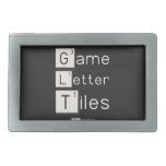 Game
 Letter
 Tiles  Belt Buckle