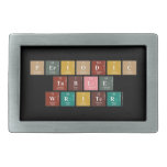 Periodic
 Table
 Writer  Belt Buckle