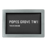 Popes Grove  Belt Buckle