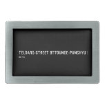  Teldarg-street  Belt Buckle
