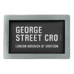 George  Street  Belt Buckle
