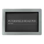 Petersfield road  Belt Buckle