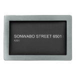 SONWABO STREET  Belt Buckle