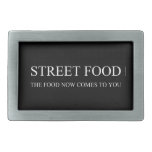 Street food  Belt Buckle