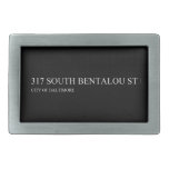 317 south bentalou st    Belt Buckle