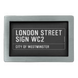 LONDON STREET SIGN  Belt Buckle