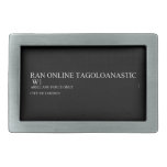 RAN ONLINE TAGOLOANASTIC   Belt Buckle